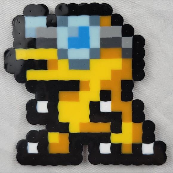 Agumon Goggles Digimon Perler Bead Pixel Art - Picture 1 of 2